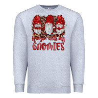 Heather Grey hangin' with my gnomies Premium Sweatshirt - JahusDesignShop