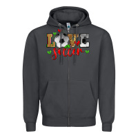 Smoke love soccer Zipper Hoodie - Zillion Design Studio