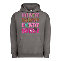 Pigment Tornado pink howdy howdy howdy Urban Hoodie - NancyCooperArtShop