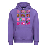 Tulip pink howdy howdy howdy Urban Hoodie - NancyCooperArtShop