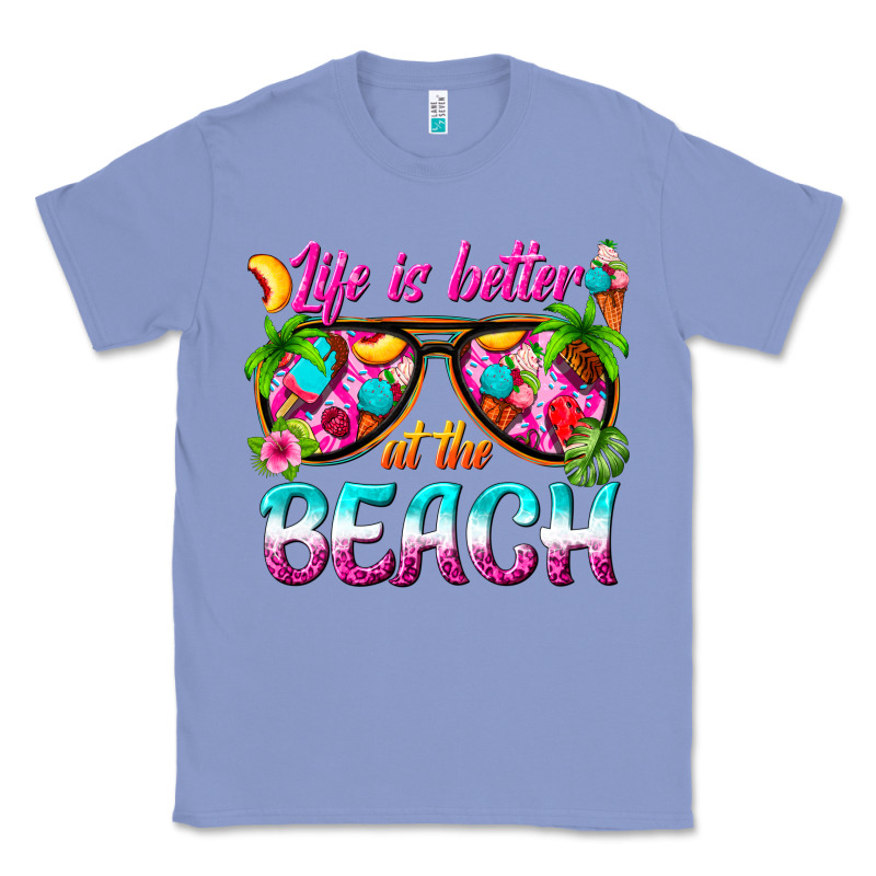 Life Is Better At The Beach Classic Tee by texasbilliewilder | Teevron