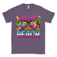 Lavender life is better at the beach Classic Tee - texasbilliewilder