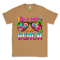 Toasted Coconut life is better at the beach Classic Tee - texasbilliewilder