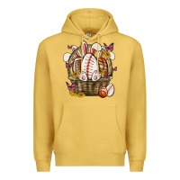 Antique Gold easter basket sports Premium Hoodie - MaliasSmallBusiness