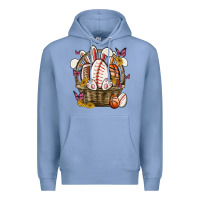 Colony Blue easter basket sports Premium Hoodie - MaliasSmallBusiness
