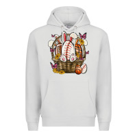 Dove Grey easter basket sports Premium Hoodie - MaliasSmallBusiness
