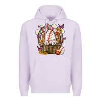 Lilac easter basket sports Premium Hoodie - MaliasSmallBusiness
