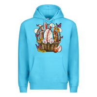 Ocean Blue easter basket sports Premium Hoodie - MaliasSmallBusiness