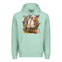 Seafoam easter basket sports Premium Hoodie - MaliasSmallBusiness