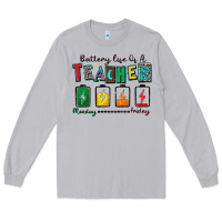 Moon Dust battery life of a teacher Long Sleeve Tee - Zillion Design Studio