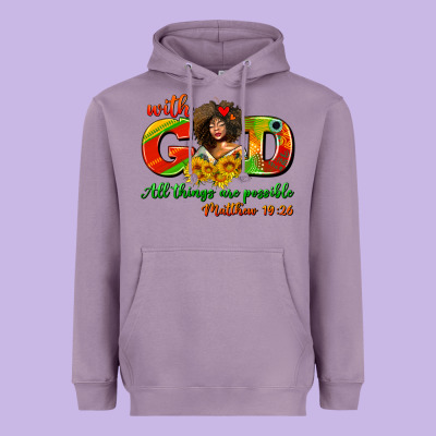 With God All Things Are Possible Juneteenth Heavyweight Hoodie Designed By Adodesignshop