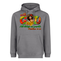 Storm with god all things are possible juneteenth Heavyweight Hoodie - AdoDesignShop