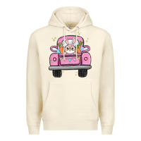Sandshell easter bunny and truck Premium Hoodie - MaliasSmallBusiness