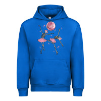 Cobalt skeleton ballerina Urban Hoodie - MaliasSmallBusiness