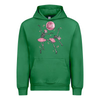 Emerald skeleton ballerina Urban Hoodie - MaliasSmallBusiness