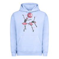 Pigment Grape Ice skeleton ballerina Urban Hoodie - MaliasSmallBusiness
