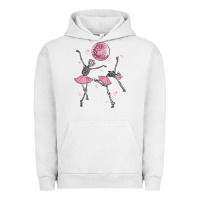 Pigment Lunar Rock skeleton ballerina Urban Hoodie - MaliasSmallBusiness