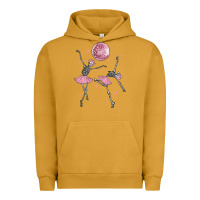 Pigment Peanut Butter skeleton ballerina Urban Hoodie - MaliasSmallBusiness