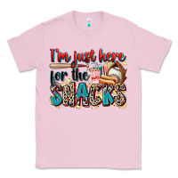 Bubblegum Pink i'm just here for the snacks Classic Tee - Zillion Design Studio