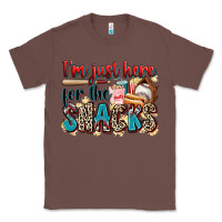 Chestnut i'm just here for the snacks Classic Tee - Zillion Design Studio