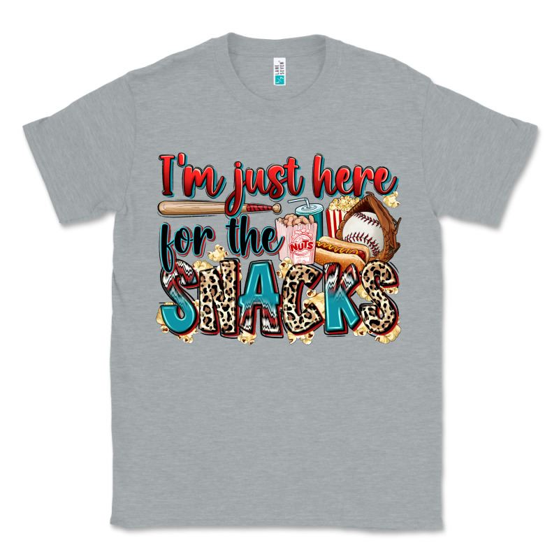 I'm Just Here For The Snacks Classic Tee by Zillion Design Studio | Teevron