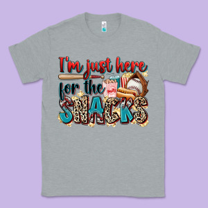 I'm Just Here For The Snacks Classic Tee Designed By Zillion Design Studio