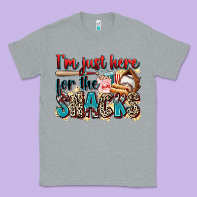 I'm Just Here For The Snacks Classic Tee Designed By Zillion Design Studio