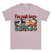 Lilac i'm just here for the snacks Classic Tee - Zillion Design Studio