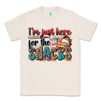 Natural i'm just here for the snacks Classic Tee - Zillion Design Studio