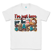 White i'm just here for the snacks Classic Tee - Zillion Design Studio