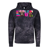Cloud Black love with braunvieh cow Vintage Hoodie - AdoDesignShop