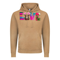 Vintage Camel love with braunvieh cow Vintage Hoodie - AdoDesignShop