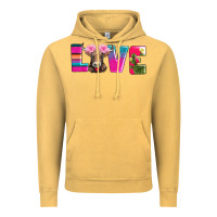 Vintage Mustard love with braunvieh cow Vintage Hoodie - AdoDesignShop