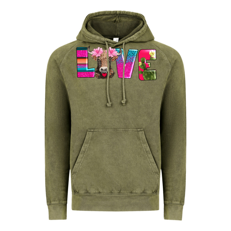 Love With Braunvieh Cow Vintage Hoodie by AdoDesignShop | Teevron