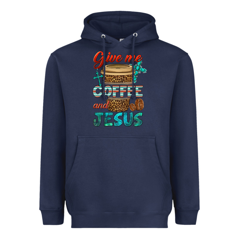 Give Me Coffee And Jesus Heavyweight Hoodie by BundleAndBundleShop | Teevron
