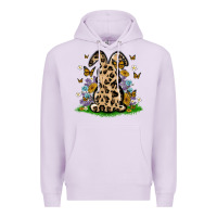 Lilac western floral bunny Premium Hoodie - MaliasSmallBusiness