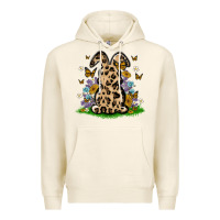 Tofu western floral bunny Premium Hoodie - MaliasSmallBusiness