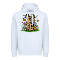 White western floral bunny Premium Hoodie - MaliasSmallBusiness