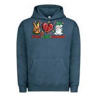 Peace Love Snowman Urban Hoodie | Teevron
