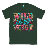 Sports Green wild like the west Classic Tee - Zillion Design Studio