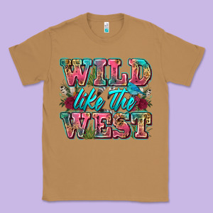 Wild Like The West Classic Tee Designed By Zillion Design Studio