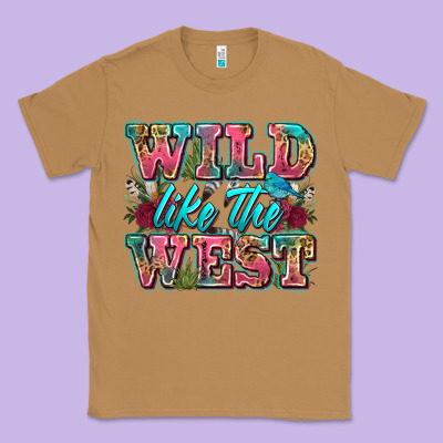 Wild Like The West Classic Tee Designed By Zillion Design Studio