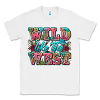 White wild like the west Classic Tee - Zillion Design Studio