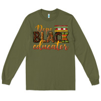 Army Green dope black educator Long Sleeve Tee - texasbilliewilder