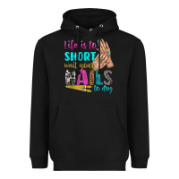 Black life is to short wait your nails to dry bbs Heavyweight Hoodie - BundleAndBundleShop