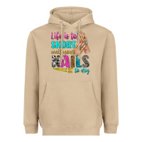 Mushroom life is to short wait your nails to dry bbs Heavyweight Hoodie - BundleAndBundleShop