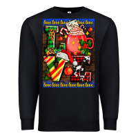 Black love coffee cup Christmas Premium Sweatshirt - AdoDesignShop
