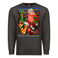 Smoke love coffee cup Christmas Premium Sweatshirt - AdoDesignShop
