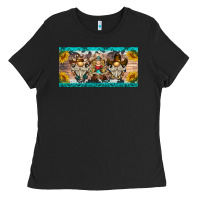Black western gnome license plate Ladies Tee - BarkalooDesign