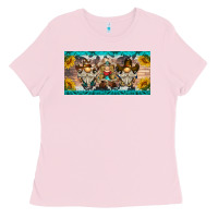Bubblegum Pink western gnome license plate Ladies Tee - BarkalooDesign